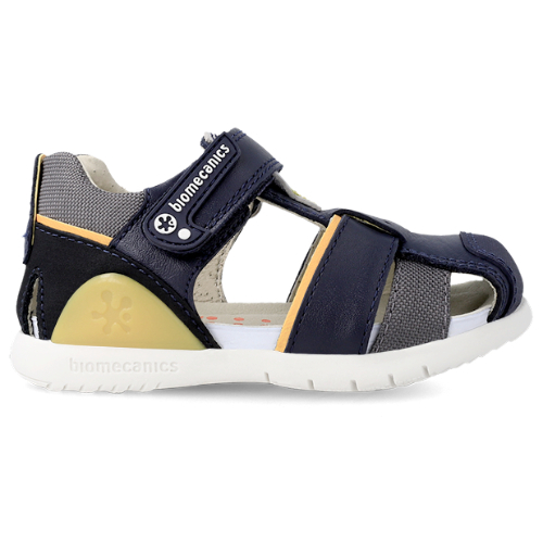 Sandale copii baieti din piele Biomecanics, Albastru - 212187-A [5]