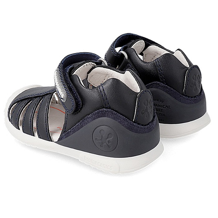 Sandale copii baieti din piele Biomecanics, Albastru - 222143-A [3]