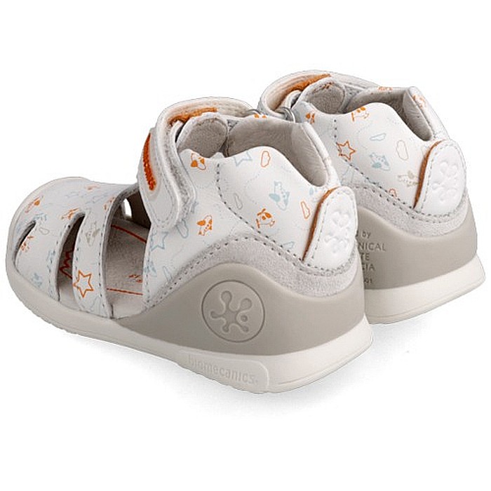 Sandale primii pasi Biomecanics  Blanco y Aviones 222148-B [3]