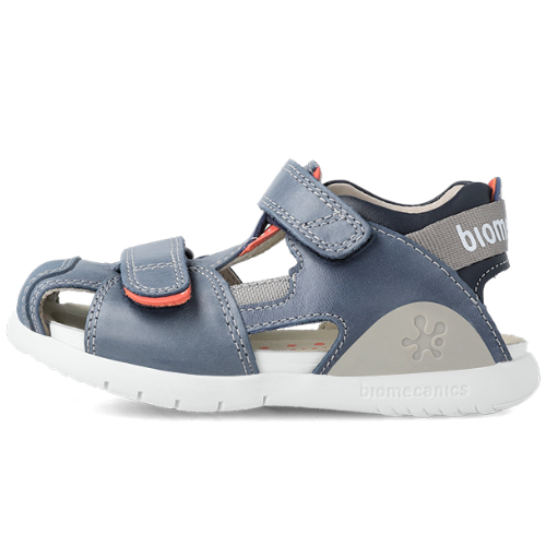 Sandale copii baieti din piele Biomecanics, Albastru - 212183-A [4]
