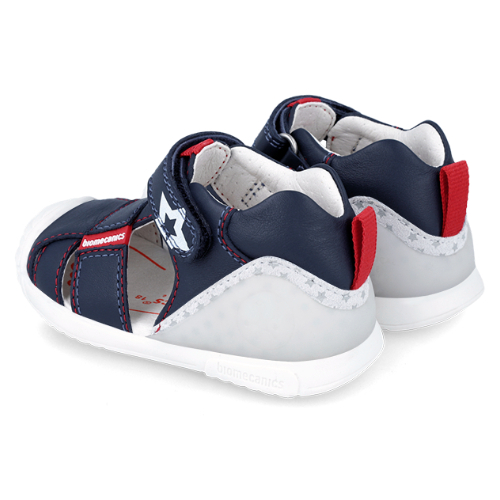 Sandale copii baieti din piele Biomecanics, Albastru - 242125-A [2]