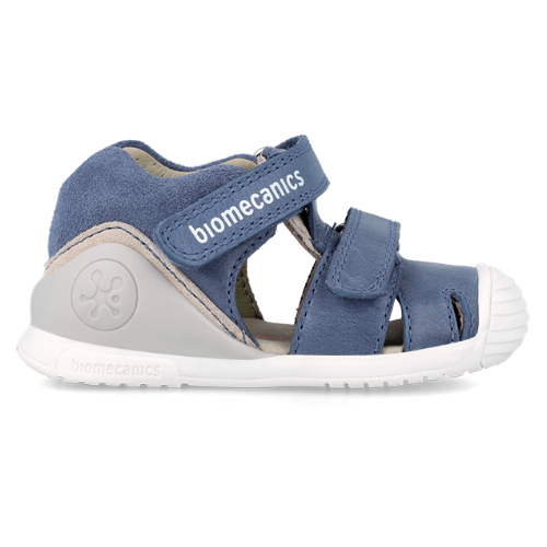 Sandale copii baieti din piele Biomecanics, Albastru - 242126-A [3]