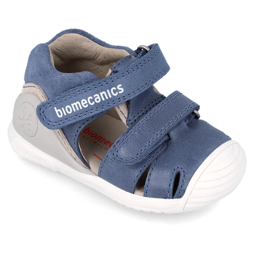 Sandale copii baieti din piele Biomecanics, Albastru - 242126-A [4]