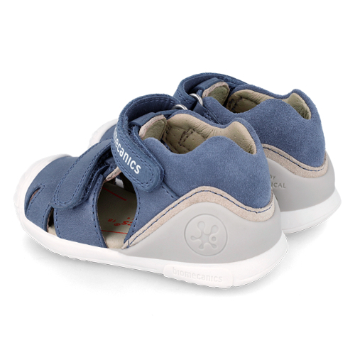 Sandale copii baieti din piele Biomecanics, Albastru - 242126-A [2]