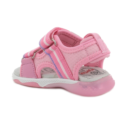Sandale copii fete cu LED din textil Primigi, Roz - 5954600 [3]