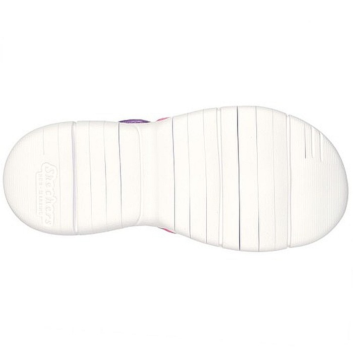 Sandale copii copii din textil Skechers, Mov - 302969L [5]