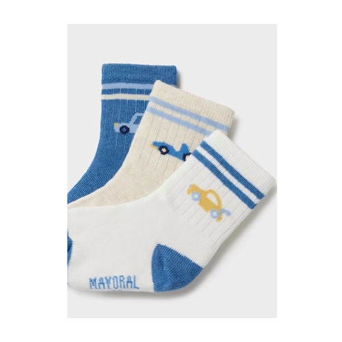 Set 3 perechi de șosete cu mașinuțe băieți Mayoral - 10249-087 [2]