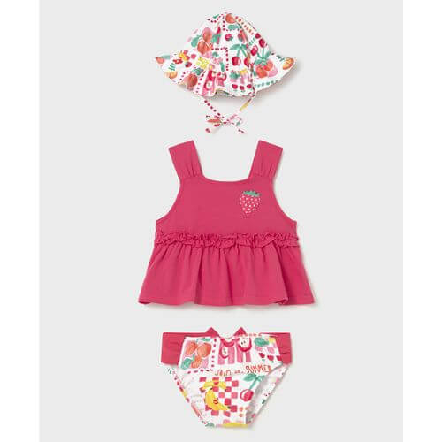 Set 3 piese pentru fete articole de plaja Mayoral, Multicolor - 1654-14 [1]