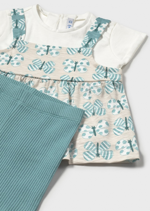 Set de bluza si pantaloni scurti pentru fete Mayoral, Albastru - 1229-082 [2]