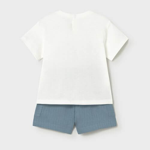 Set din 2 piese pentru baieti Mayoral, Alb-Albastru - 1665-31 [3]