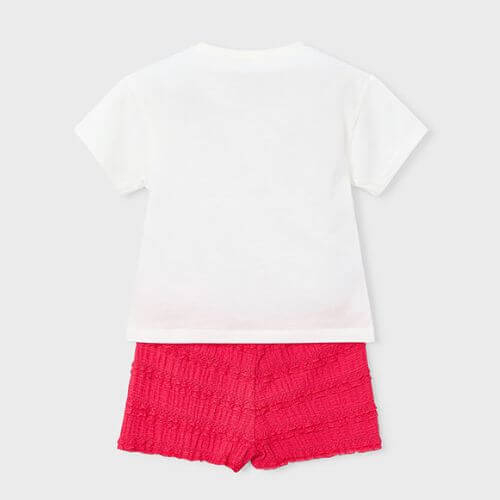 Set din 2 piese pentru fete Mayoral, Alb-Rosu - 3231-75 [5]