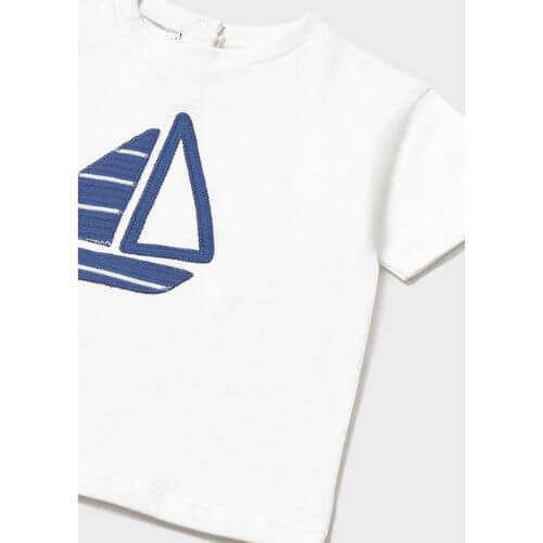 Set din 3 piese pentru baieti Mayoral, Alb-Albastru - 1666-35 [2]