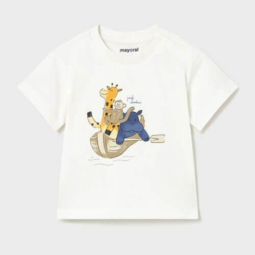 Set din 3 piese pentru baieti Mayoral, Alb-Galben - 1833-69 [5]