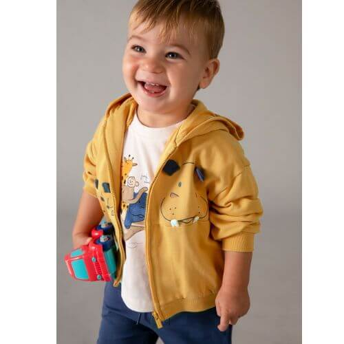 Set din 3 piese pentru baieti Mayoral, Alb-Galben - 1833-69 [4]