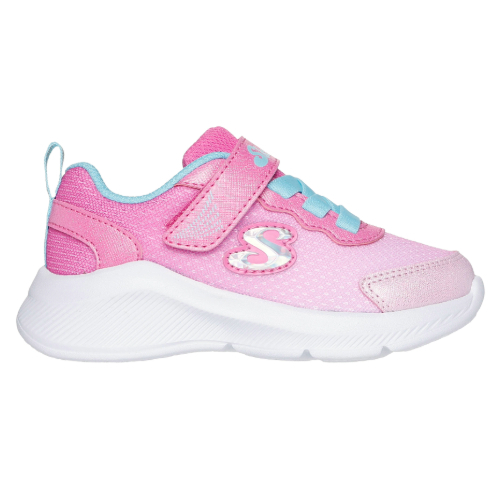 Pantofi copii fete din textil Skechers, Roz - 303579_PKLB [2]