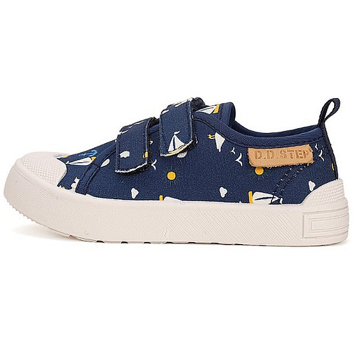 Pantofi copii baieti din canvas DD Step, Albastru - CSB-41812A [2]