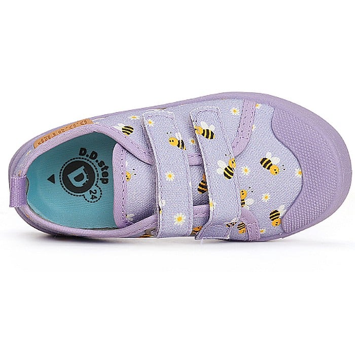 Pantofi copii fete textil DD Step, Mov - CSG-41272 [4]