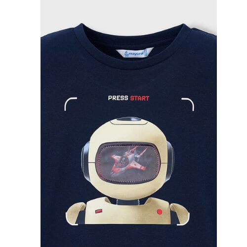 Tricou interactiv robot pentru baieti Mayoral, Navy - 3065-40 [2]