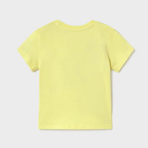 Tricou din bumbac pentru baieti Mayoral, Galben - 1065-053 [3]