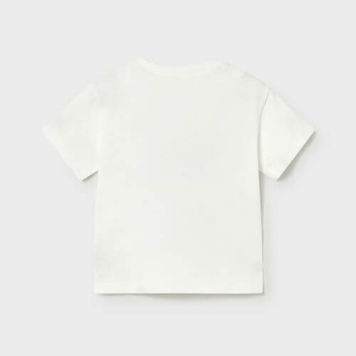 Tricou din bumbac pentru baieti Mayoral, Cream - 1007-78 [4]
