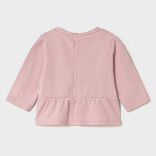 Tricou din bumbac pentru fete Mayoral, Roz - 1071-66 [3]