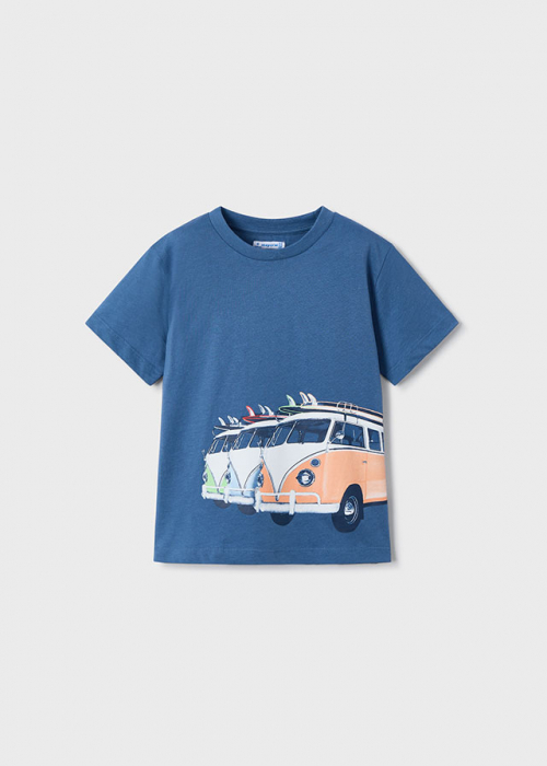Tricou din bumbac pentru baieti Mayoral, Albastru - 3047-97 [2]