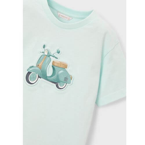 Tricou din bumbac pentru baieti Mayoral, Mint - 3059-25 [3]