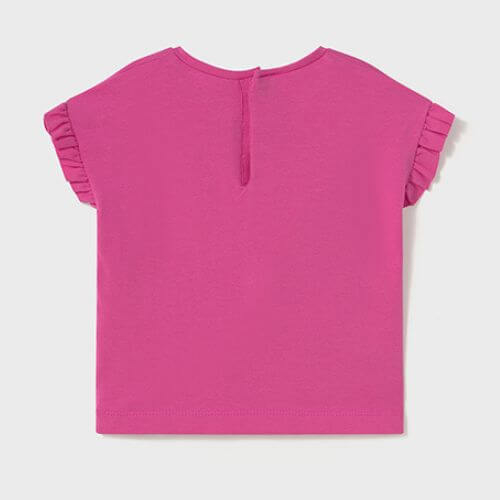 Tricou din bumbac pentru fete Mayoral, Mov - 1048-068 [3]