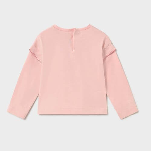 Tricou maneca lunga din bumbac pentru fete Mayoral, Peony - 1088-32 [3]
