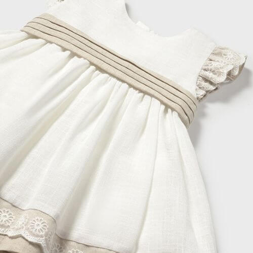 Rochie din bumbac si In Mayoral, Alb - 1908-031 [2]