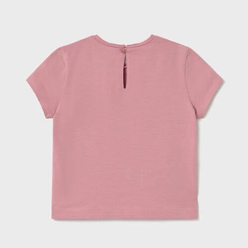Tricou din bumbac pentru fete Mayoral, Roz - 1043-052 [3]
