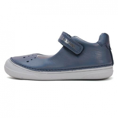 Balerini copii fete din piele DD Step, Albastru - H078-51150 [1]