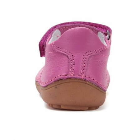 Balerini copii fete Barefoot din piele DD Step, Roz Inchis - H063-51900 [5]