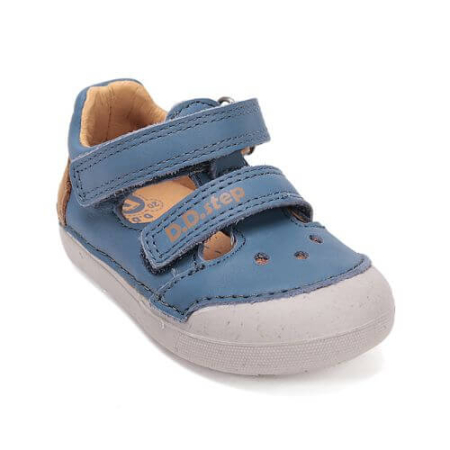 Pantofi decupati copii baieti din piele DD Step, Albastru - H066-61530B [2]