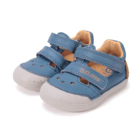 Pantofi decupati copii baieti din piele DD Step, Albastru - H066-61530B [1]