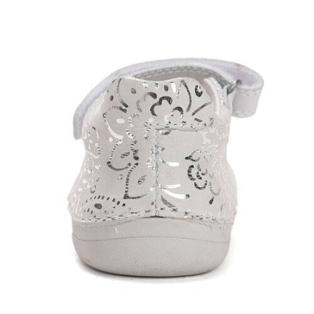 Balerini copii fete din piele DD Step, Alb - H108-61130 [3]