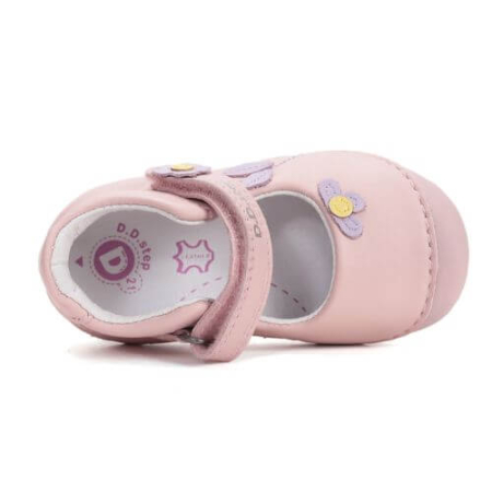 Balerini copii fete din piele DD Step, Roz - H015-61614A [5]