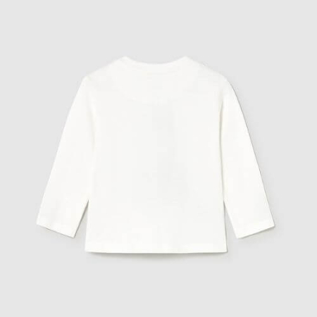 Bluza cu maneca lunga pentru baieti Mayoral, Alb - 2070-065 [3]