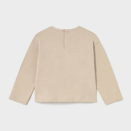 Bluza cu maneca lunga pentru fete Mayoral, Crem - 2082-091 [2]