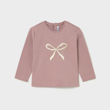 Bluza cu maneca lunga pentru fete Mayoral, Roz - 116-066 [1]