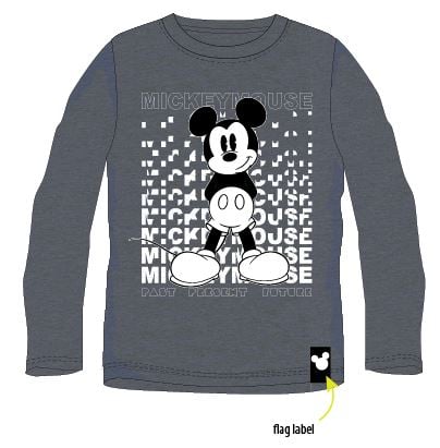 Bluze-Tricouri Baieti - Bluza maneca lunga pentru baieti cu personaj Mickey Mouse - 52-02-9060