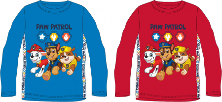 Bluze-Tricouri Baieti - Bluza maneca lunga pentru baieti cu personaj Paw Patrol - 52-02-2026