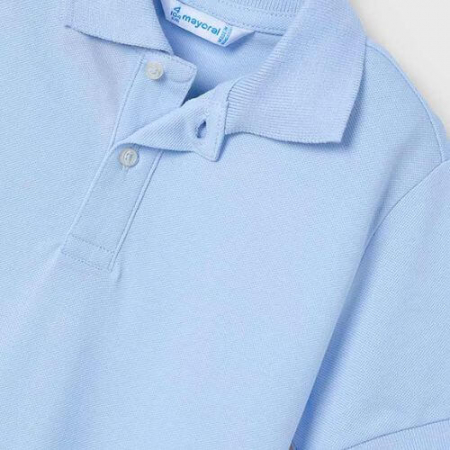 Tricou tip polo pentru baieti Mayoral, Albastru - 150-017 [1]