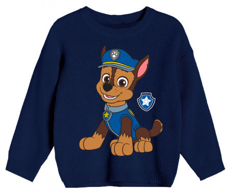 Bluze-Tricouri Baieti - Bluza maneca lunga pentru baieti cu personaj Paw Patrol Chase - 52 45 2243