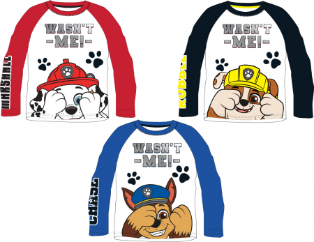 Bluze-Tricouri Baieti - Bluza maneca lunga pentru baieti cu personaj Paw Patrol - 52-02-1619