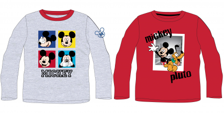 Bluze-Tricouri Baieti - Bluza maneca lunga pentru baieti cu personaj Mickey Mouse - 52-02-8551
