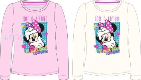 Bluze-Tricouri Fete - Bluza maneca lunga pentru fete cu personaj Minnie Mouse - 52 02 2885