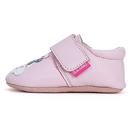 Pantofiori de interior copii fete din piele DD Step, Roz -  K1596-41264 [3]