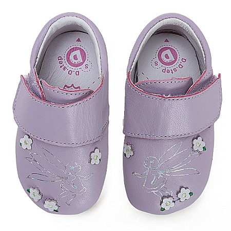 Pantofiori de interior copii fete din piele DD Step, Mov - K1596-41332 [2]