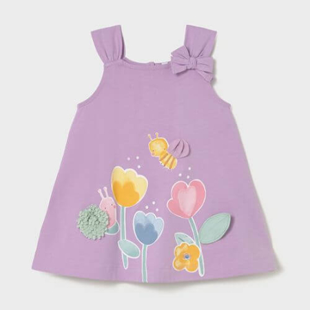 Imbracaminte Copii - Rochie din bumbac pentru fete Mayoral, Lilac - 1930-068